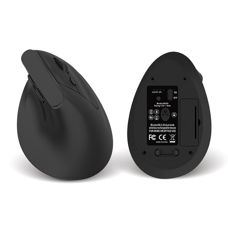 Souris Verticale Ergonomique Sans Fil Silencieuse – 2.4G & Bluetooth