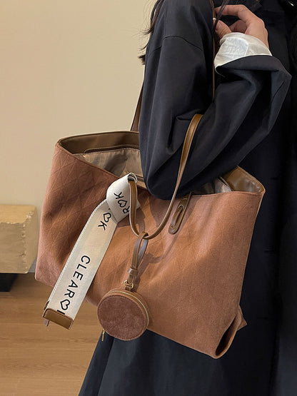 Tote Bag Flanelle Rétro — 4 Coloris