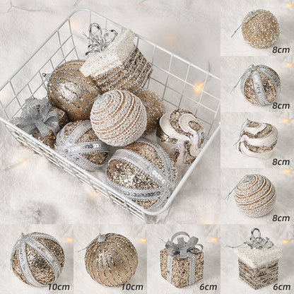 Décorations de Noël scintillantes