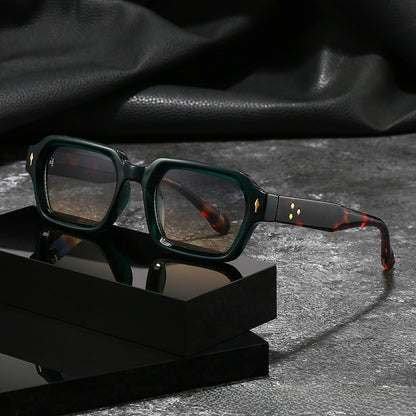Lunettes de Soleil Monture Carrée Anti-UV Tendance