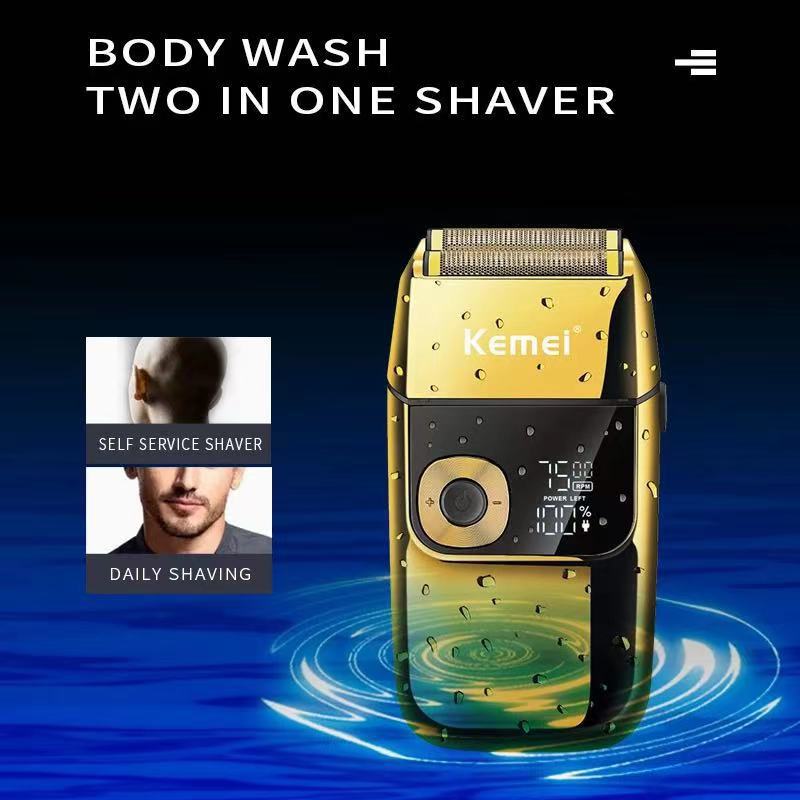 Kemei 2-in-1 Shaver & Body Wash