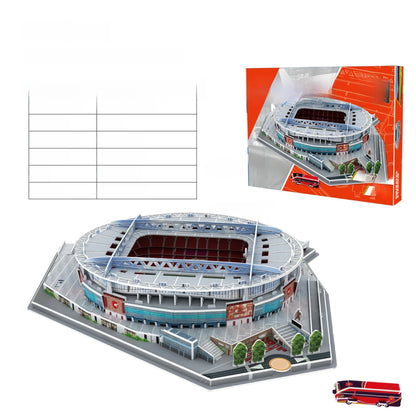 Puzzle 3D Stade de Football — 6 Stades Iconiques