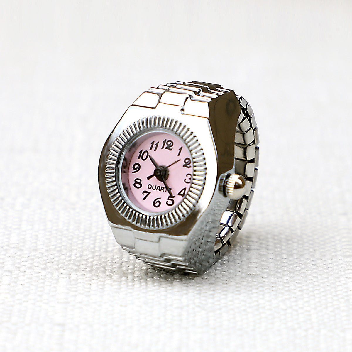 Montre-bague à quartz / 3 coloris
