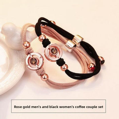 LovePulse Duo – Bracelets Connectés Couple Vibration à Distance | Cadeau