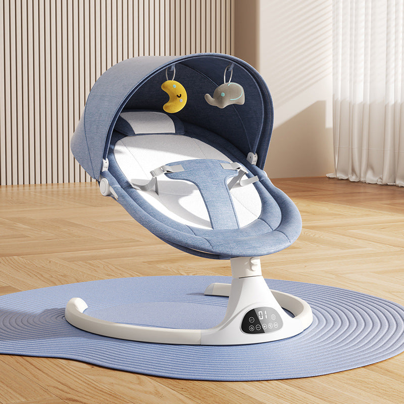 Elektrische Babywipstoel — 5 snelheden, Bluetooth, Afstandsbediening, 0-3 jaar