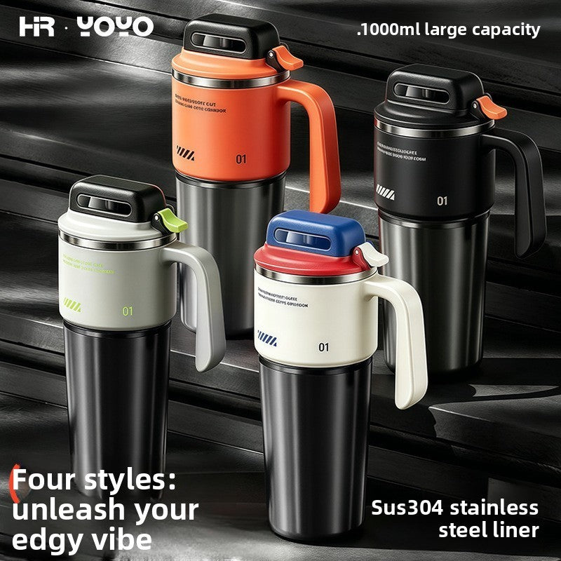 Mug Isotherme Inox Intérieur Céramique 1000ml