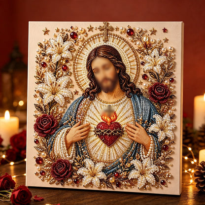 Peinture Diamant DIY Religieuse  / Kit Complet / 4 Motifs