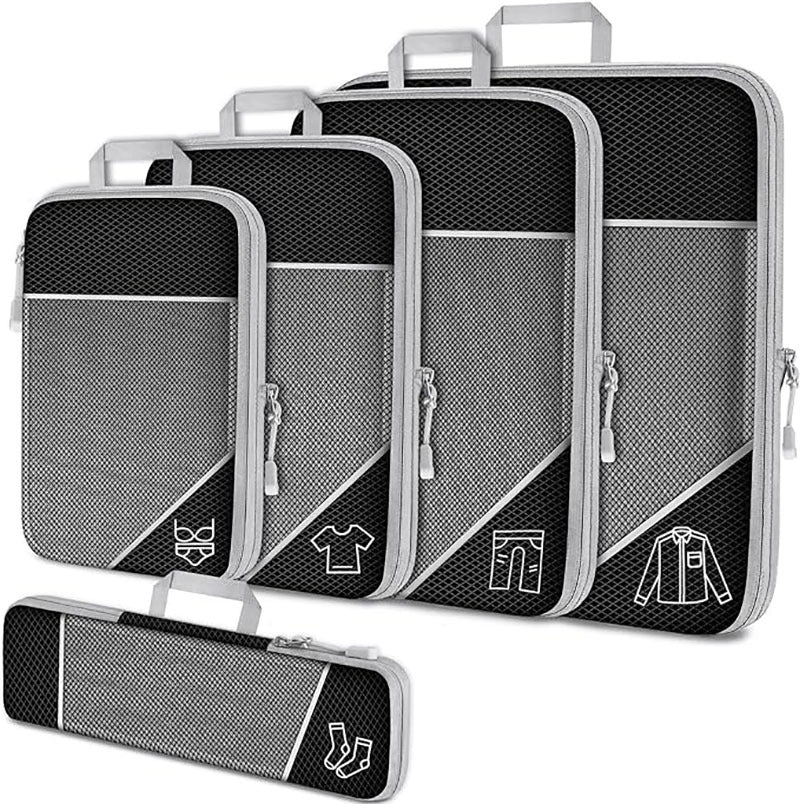 Lot de 5 organiseurs de valise / 4 Coloris