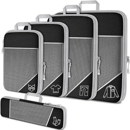 Lot de 5 organiseurs de valise / 4 Coloris