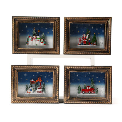 Verlichte en muzikale kerstlijst
