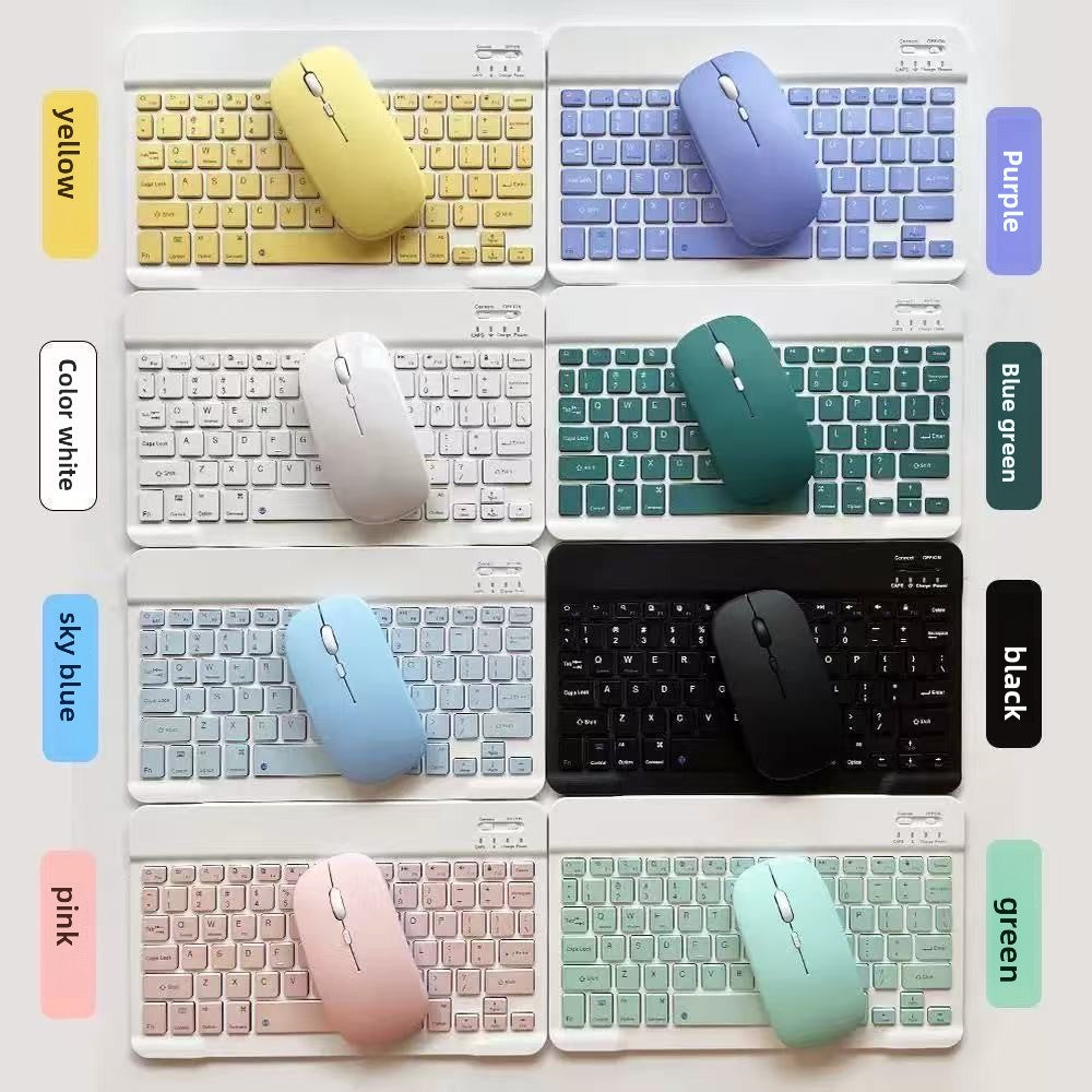Clavier & Souris Bluetooth Rechargeable / Touches Silencieuses