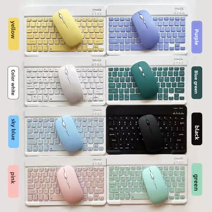 Clavier & Souris Bluetooth Rechargeable / Touches Silencieuses