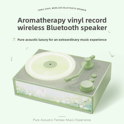 Enceinte Bluetooth Rétro 3-en-1 — Diffuseur Arômes / Veilleuse  / 4 Coloris