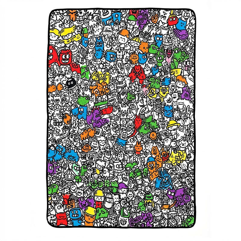 ColorMat Art – Tapis de Coloriage Lavable Enfant & Adulte | Graffiti & Cartoon