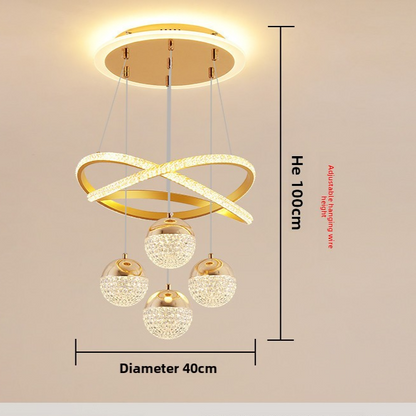 LumiStyle Pro – Minimalistische LED Hanglamp met Meerdere Lichten | 3 Kleuren, Verstelbare Hoogte & 15-30m²