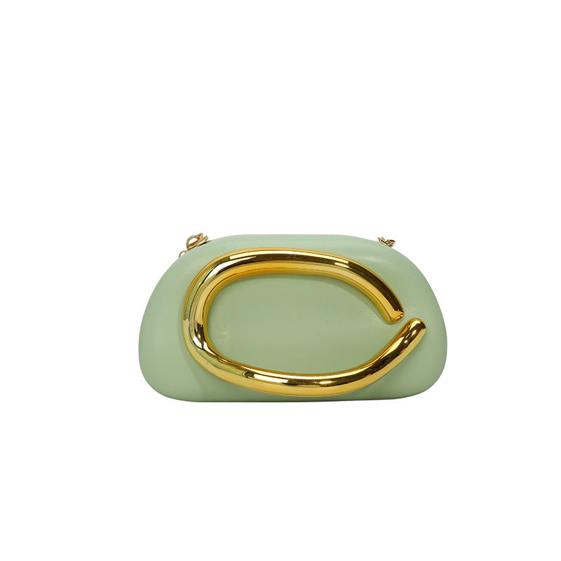 Pochette Ovale à Chaîne Soirée — 6 Coloris