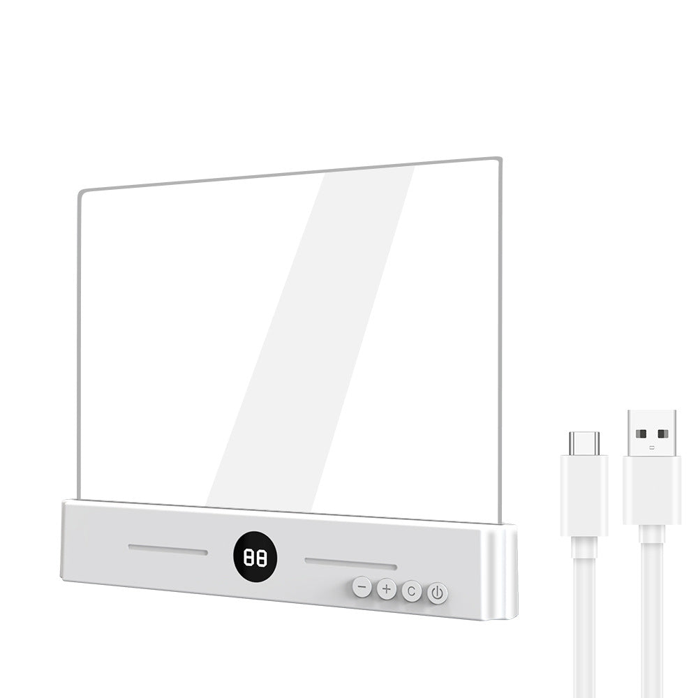 Lampe de Lecture LED à Variateur Continu — Clip / Batterie / Protection Yeux