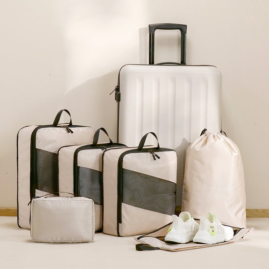 Set 6 Sacs de Rangement Compressibles Voyage - 4 Coloris