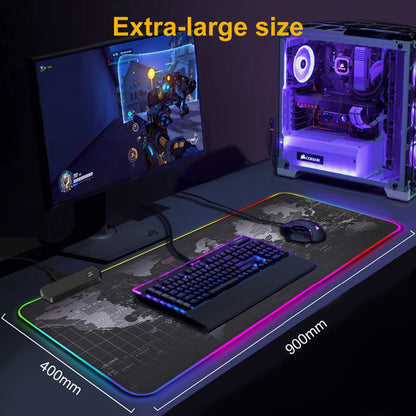 Tapis de Souris Gaming RGB Antidérapant