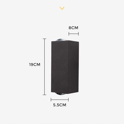 Applique Murale LED Triple Faisceau Intérieur & Extérieur IP65