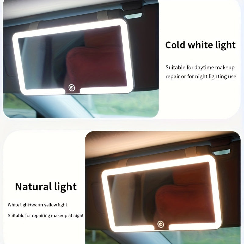 GlowMirror Car – Verlichte Make-up Spiegel voor in de Auto