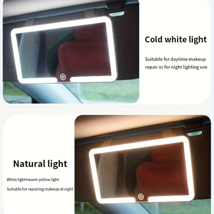 GlowMirror Car – Verlichte Make-up Spiegel voor in de Auto