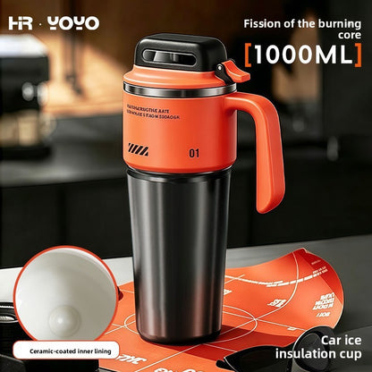 Mug Isotherme Inox Intérieur Céramique 1000ml
