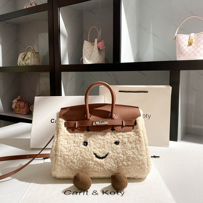 Mini Sac Bandoulière Peluche Tendance