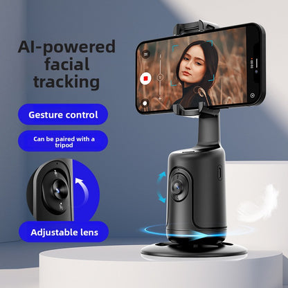 Support téléphone rotatif avec suivi du visage
