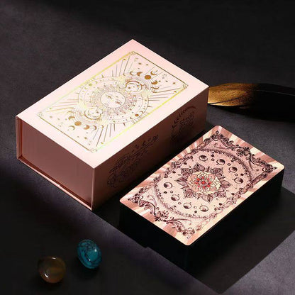 Jeu de Tarot Classique Feuille d'Or 78 Cartes avec Guide