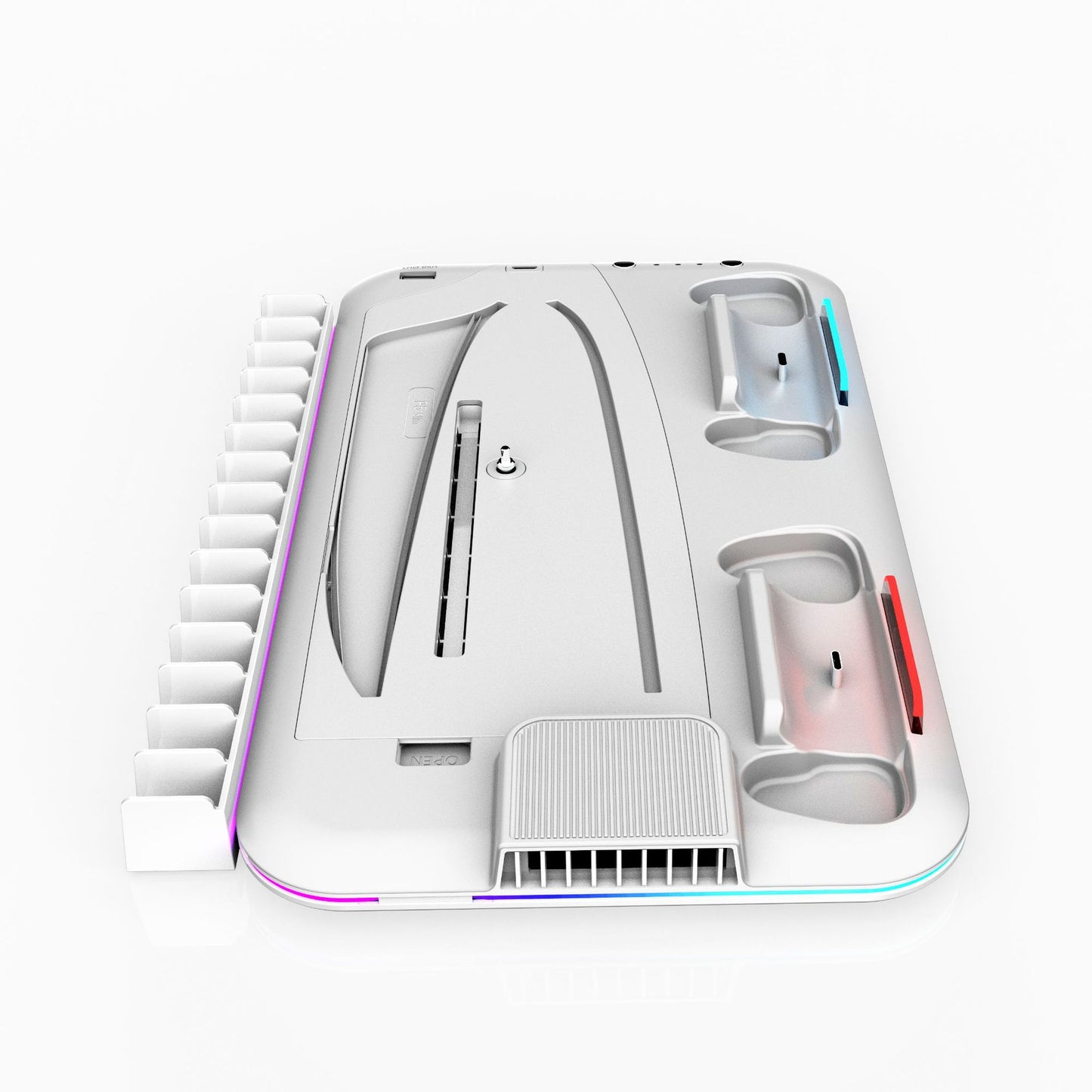 Socle Refroidissement PS5 avec Chargeur Manettes & Rangement