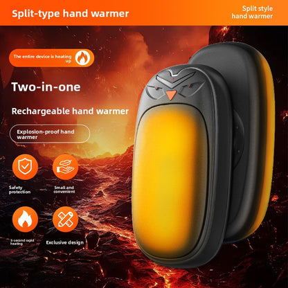 Chauffe-mains magnétique rechargeable
