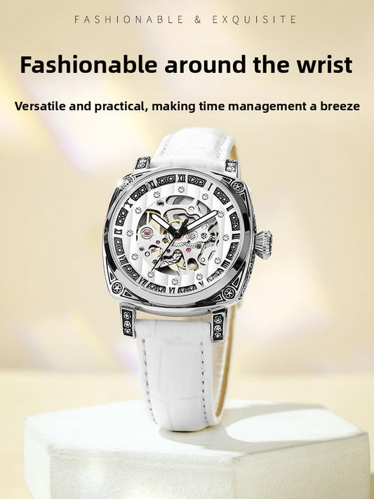 Montre Unisexe Squelette Automatique Vintage