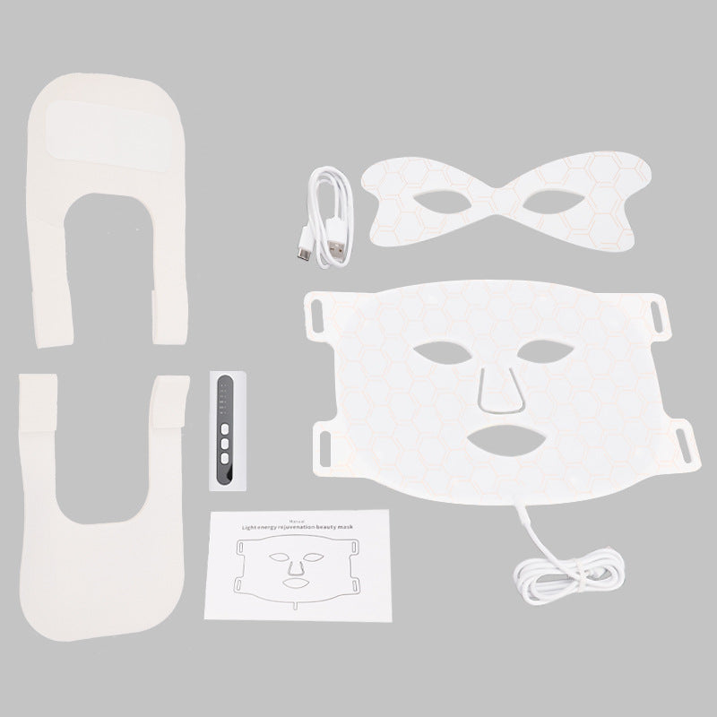 GlowMask Pro – Masque LED Photothérapie 4 Modes | Anti-Rides, Anti-Acné & Éclat