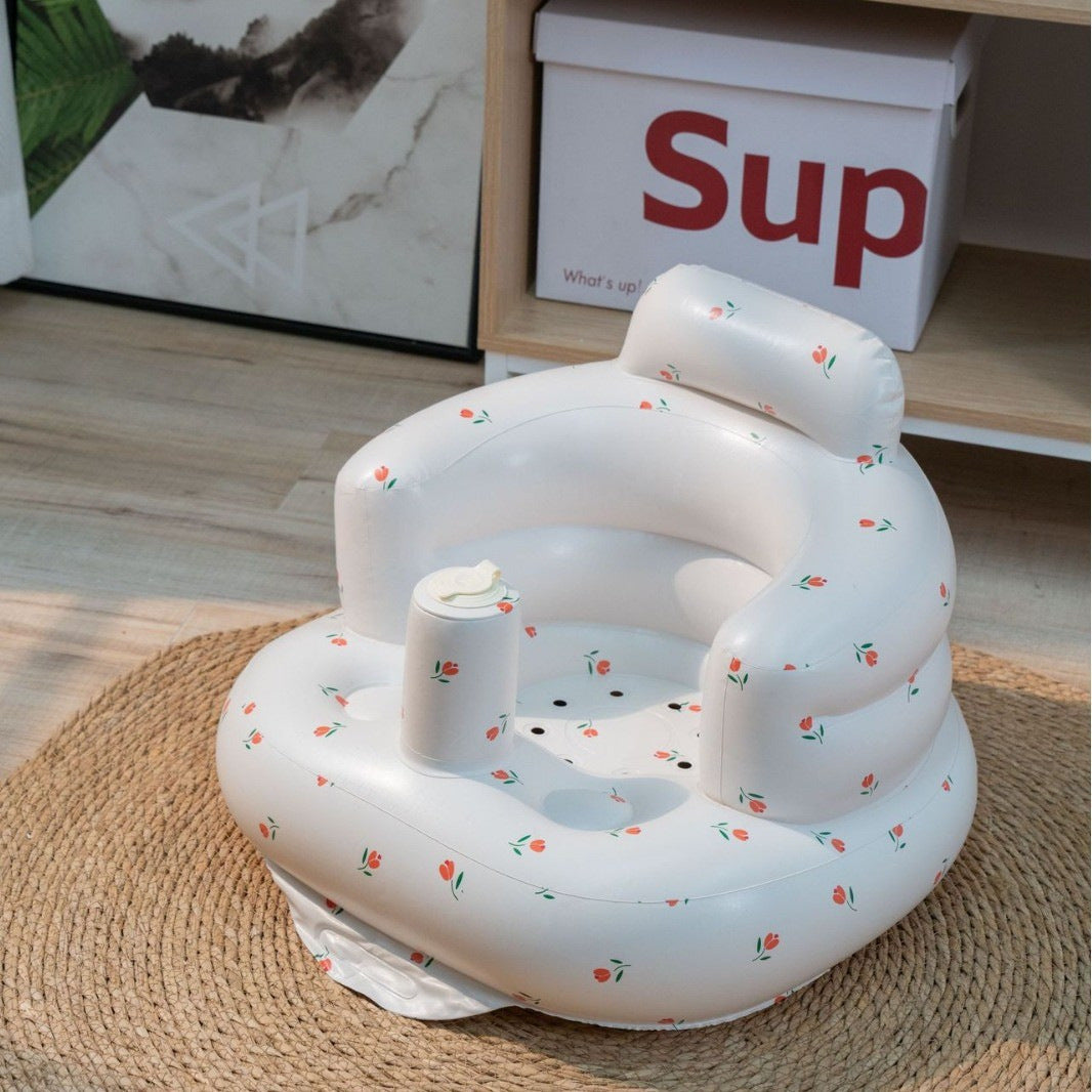 Siège Bébé pour Apprendre à S’Asseoir — Gonflable PVC / 4 Motifs