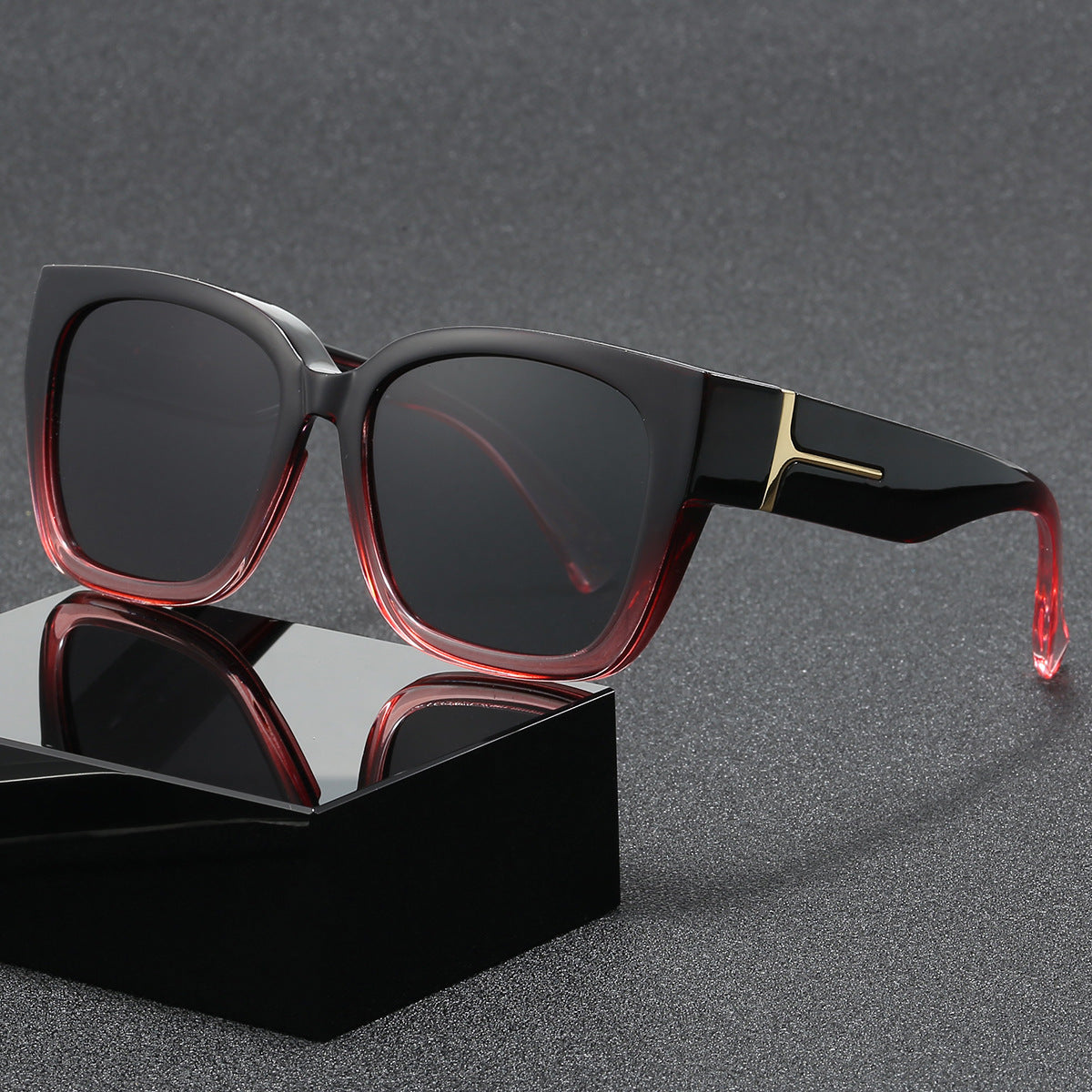 Lunettes de Soleil Clip-On Polarisées Monture Carrée