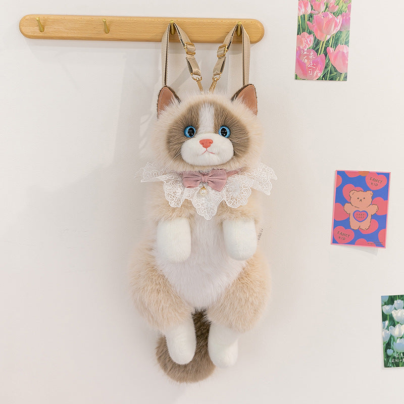 RagdollCat 50 – Peluche Chat sac à dos