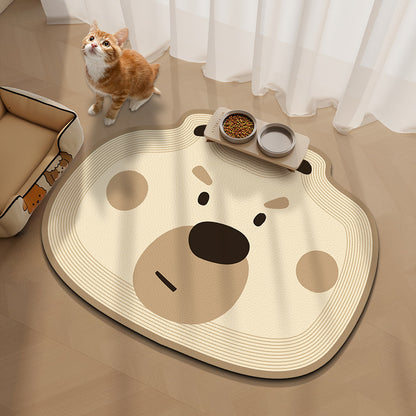 Tapis repas et repos chien et chat / 4 motifs