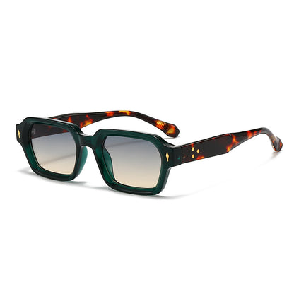 Lunettes de Soleil Monture Carrée Anti-UV Tendance