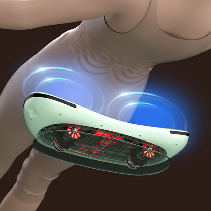 WaistPulse Pro – Ceinture Massante Intelligente | Chaleur, Vibration, Infrarouge & Airbags