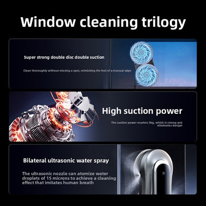 WinBot Pro X11 – Robot Laveur de Vitres Électrique | Trajectoire Planifiée, Anti-Chute, 2,1kg