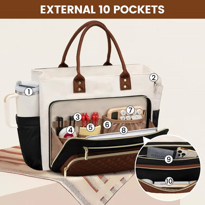 Tote Bag de Travail Femme — 3 Coloris