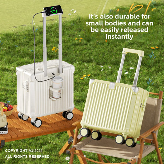 TravelPod Pro – Valise Cabine Connectée USB | Légère, Solide & Approuvée Compagnies Aériennes