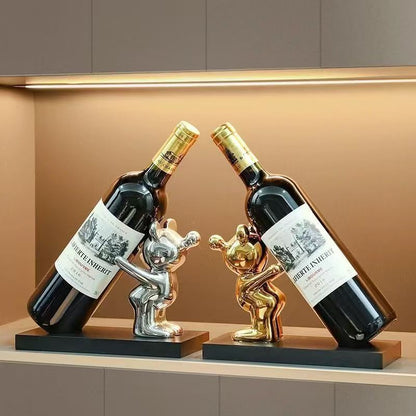 VinoPose Pro – Porte-Bouteille Céramique Style Nordique