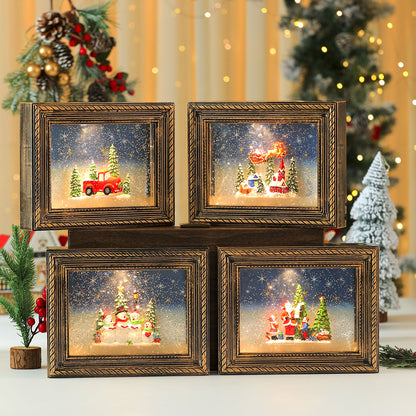Verlichte en muzikale kerstlijst