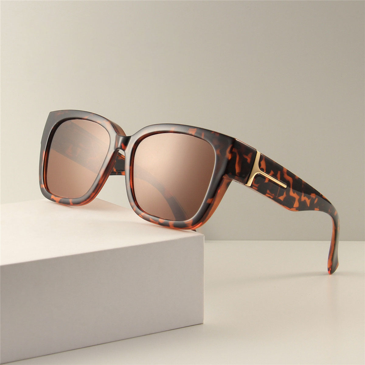 Lunettes de Soleil Clip-On Polarisées Monture Carrée