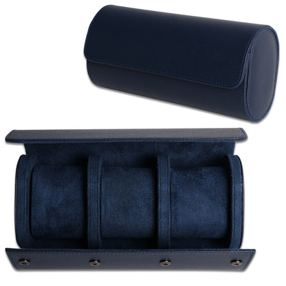 Boîte de Rangement pour Montres en Cuir PU — 3 Emplacements