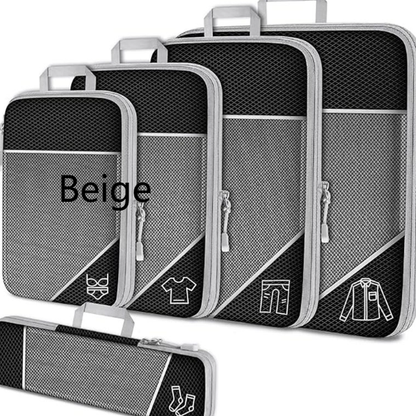 Lot de 5 organiseurs de valise / 4 Coloris