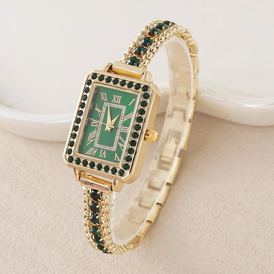 Montre Quartz Cadran Romain Rétro