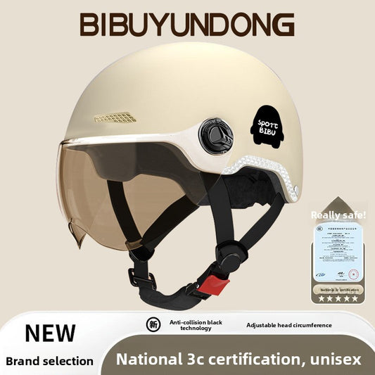 MotoShield Pro – Casque Moto Demi-Jet Certifié 3C | Léger, Unisexe & Multi-Coloris